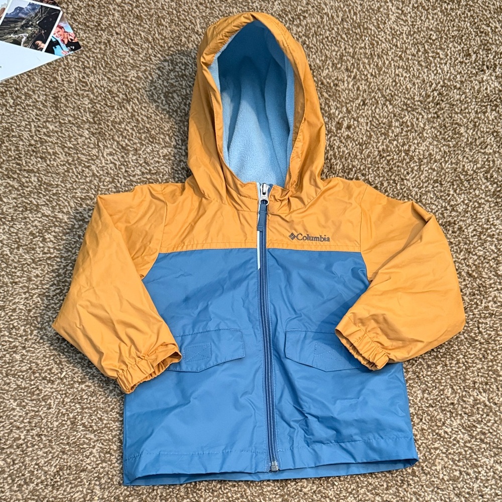 Columbia Mustard and Blue Kids' Jacket